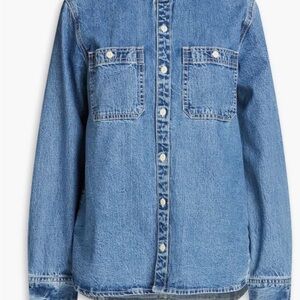 Alex Mill Blue Denim Button-Up Shirt